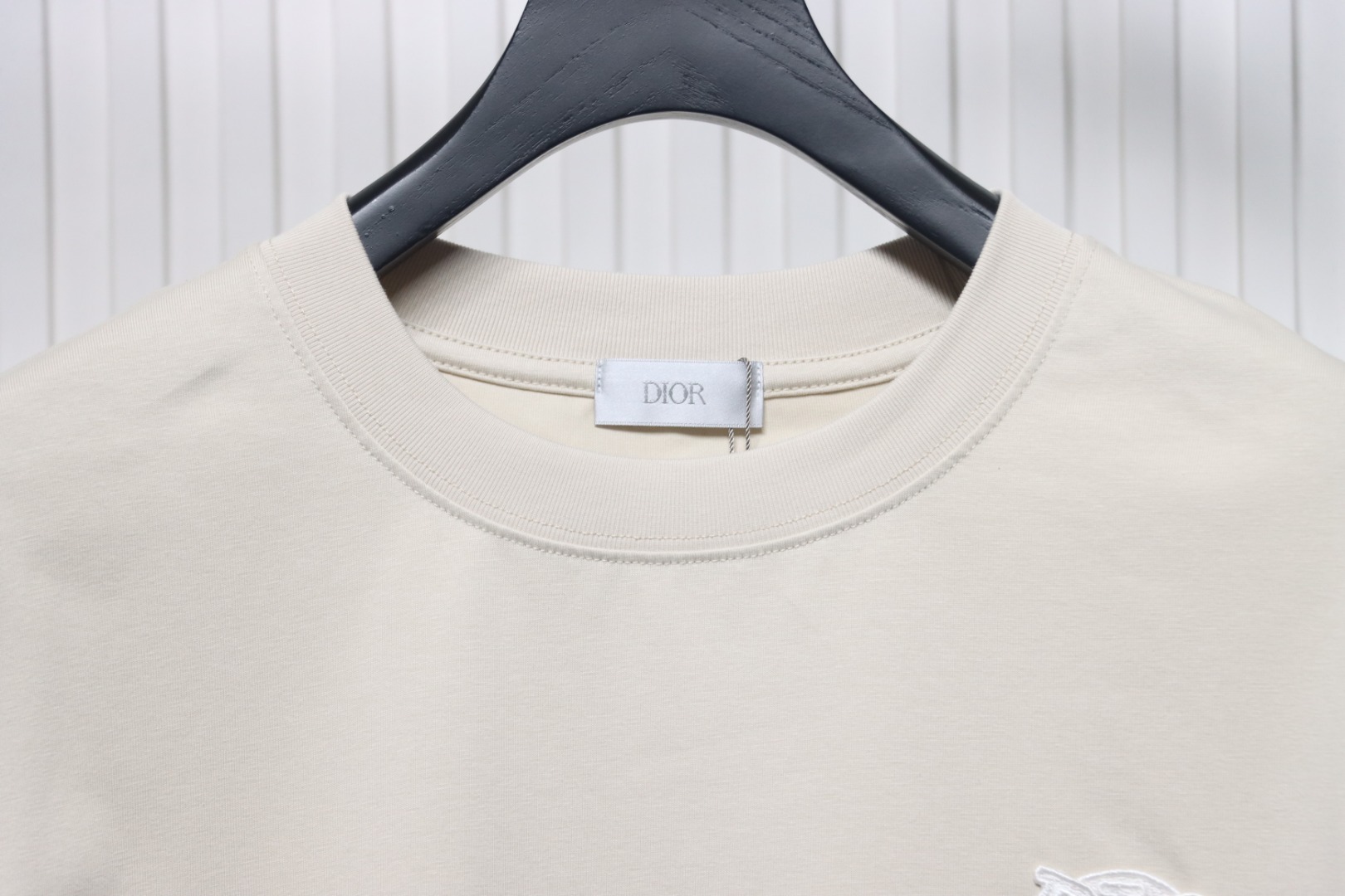 Dior Logo Print T-Shirt Off-White