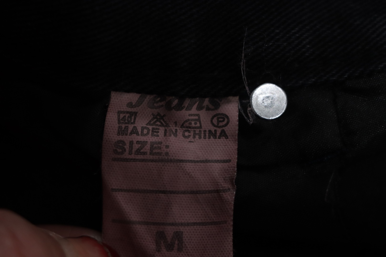 We11done Heart Lettering Embroidered Jeans