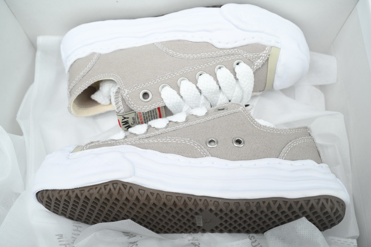 Mihara Yasuhiro Peterson OG Sole Canvas Low Grey A05FW702 NO.788