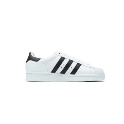 Adidas Superstar Shoes White Black Gold EG4958 02