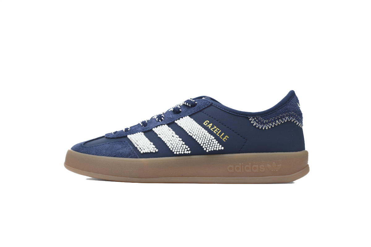 Coco Shoes Adidas Gazelle Indoor x CLOT Collegiate Navy Off White IH3725