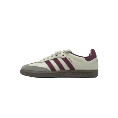Adidas Samba OG Putty Grey Maroon ID1482 01