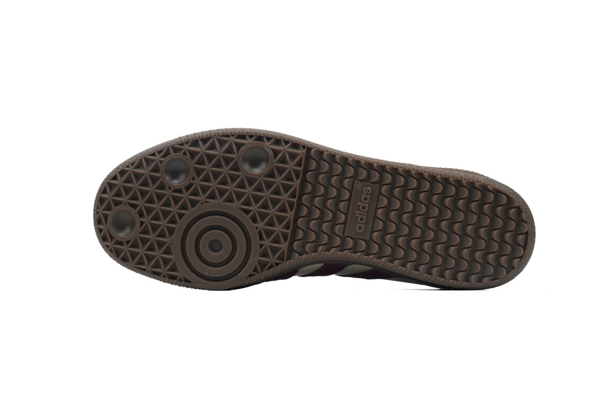 Adidas Samba OG Putty Grey Maroon ID1482