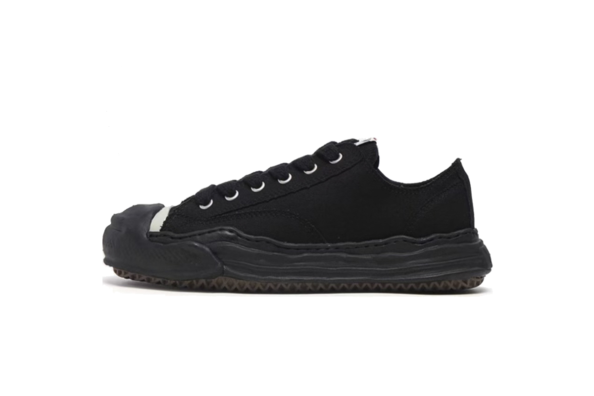 Coco Shoes Mihara Yasuhiro Low-top Sneakers All Black A05FW702FW23 NO.786