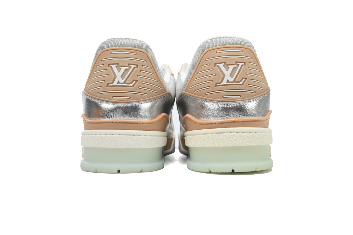 Coco Shoes Louis Vuitton Trainer Metallic Beige 1A996D