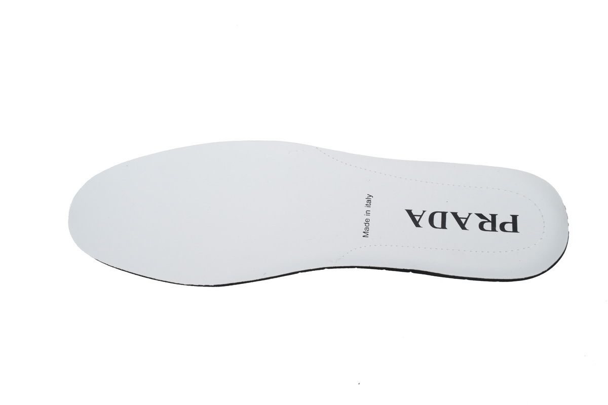 Prada Sneakers Black Gray With Black Shoelaces