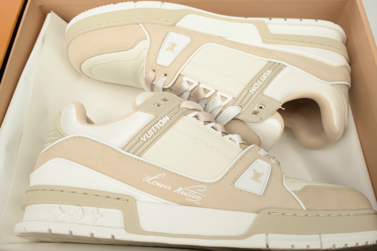 Coco Shoes Louis Vuitton Trainer Khaki