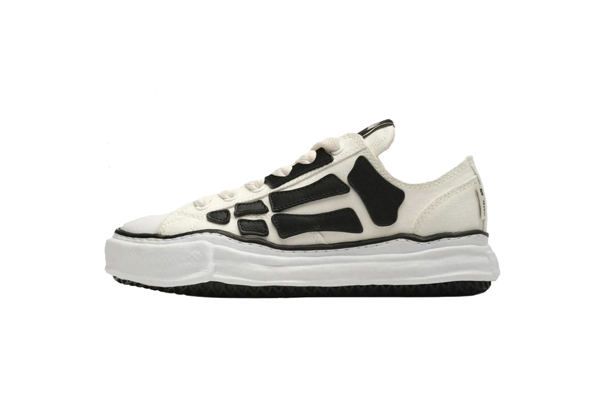 Coco Shoes Maison Mihara Yasuhiro Alabaster x Amiri MMY Bones Skel-Top Low Off White
