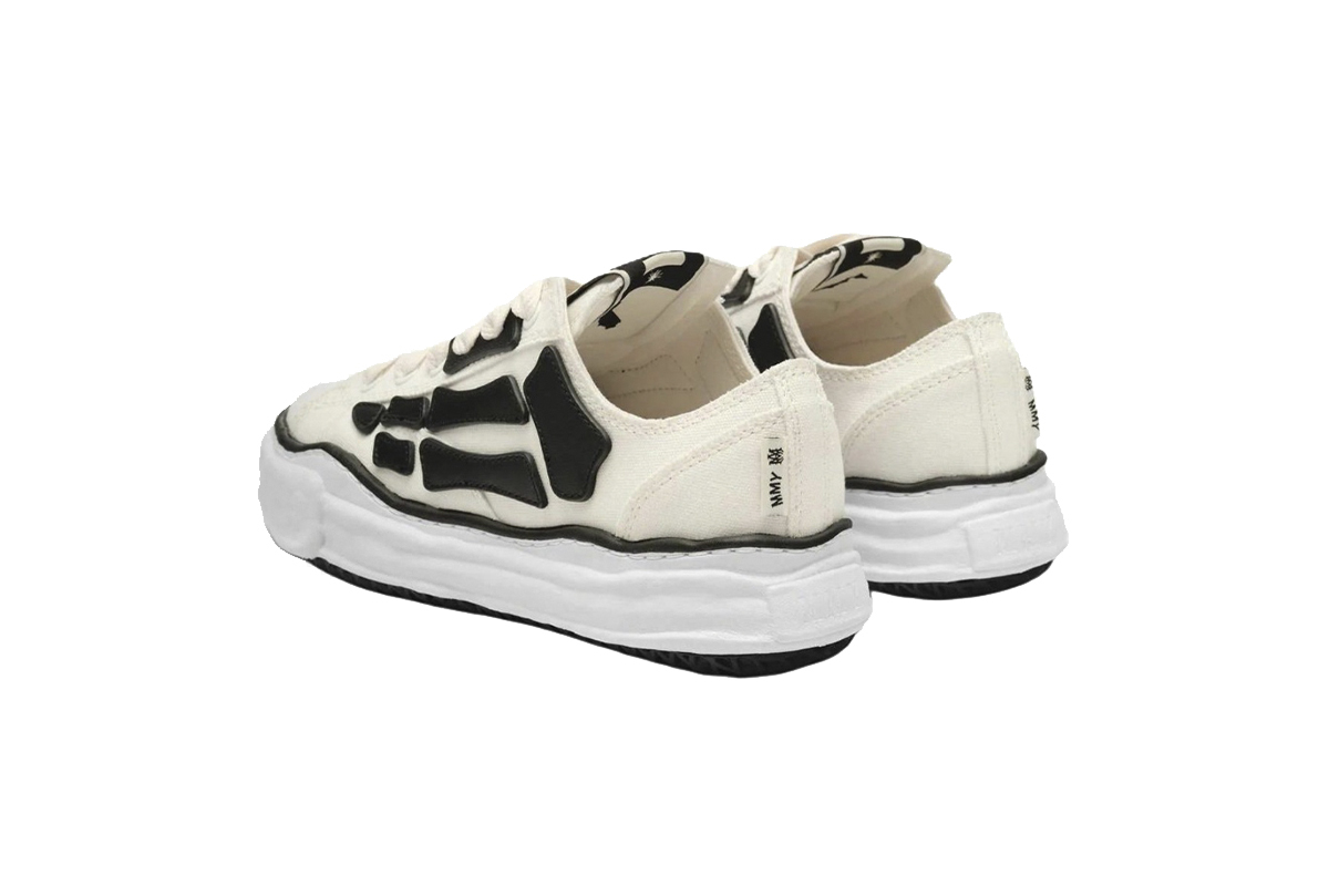 Coco Shoes Maison Mihara Yasuhiro Alabaster x Amiri MMY Bones Skel-Top Low Off White
