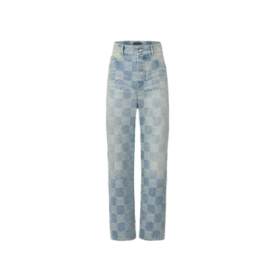 Louis Vuitton Damier Denim Skate Pants 1AHCOD 01