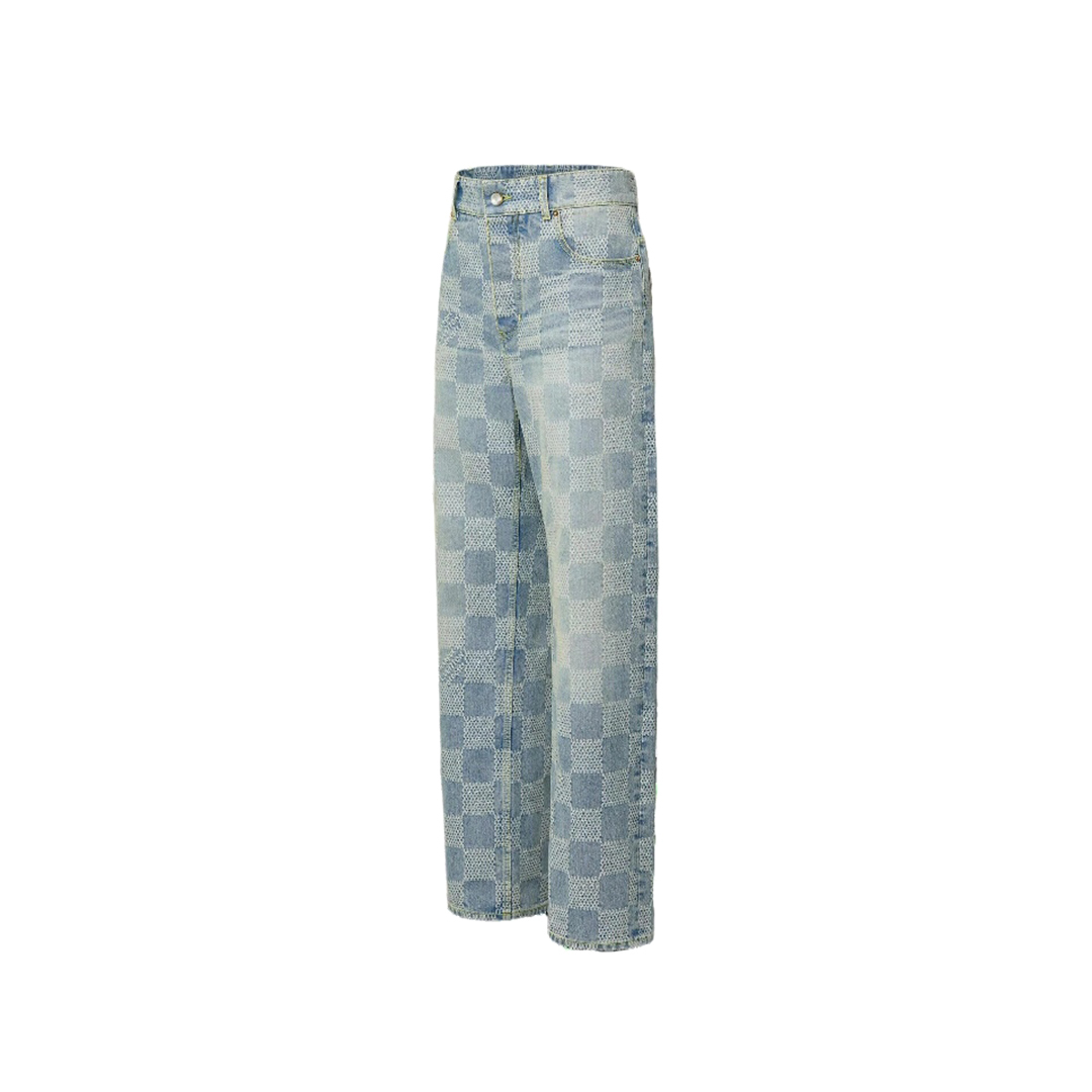 Louis Vuitton Damier Denim Skate Pants 1AHCOD