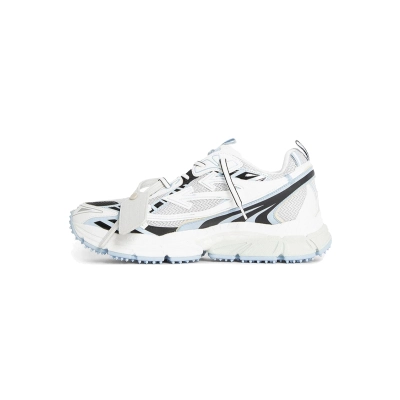 Off-White Be Right Back Mesh Trainers White Blue OMA295C99FAB0010140 01