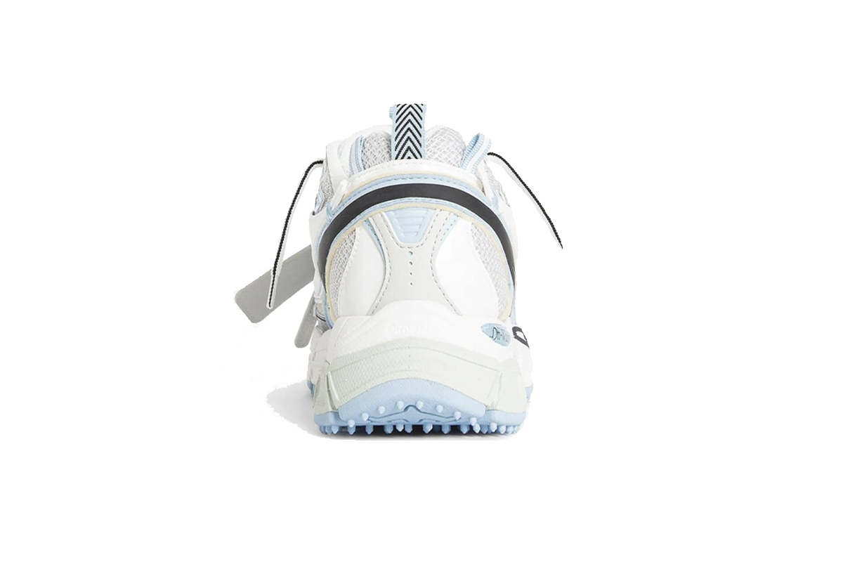 Off-White Be Right Back Mesh Trainers White Blue OMA295C99FAB0010140