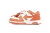Off-White Out Of Office OOO Basses Blanc Orange OMIA189S22LEA0010120