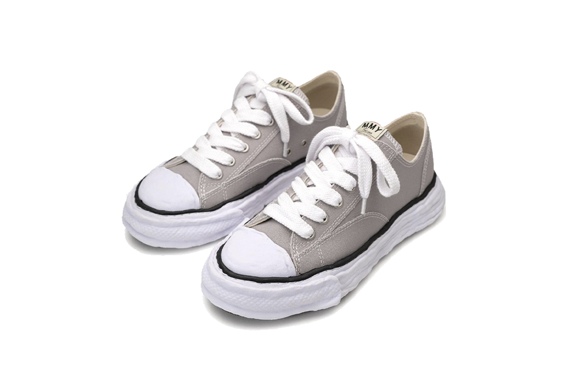 Coco Shoes Mihara Yasuhiro Peterson 23 OG Sole Canvas Low White Light Brown A11FW702 NO.806