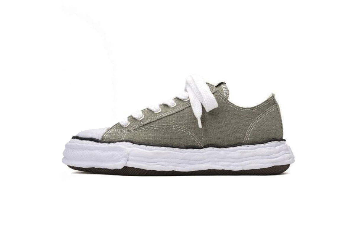 Coco Shoes Mihara Yasuhiro Peterson 23 OG Sole Canvas Low White Brown A11FW702 NO.805