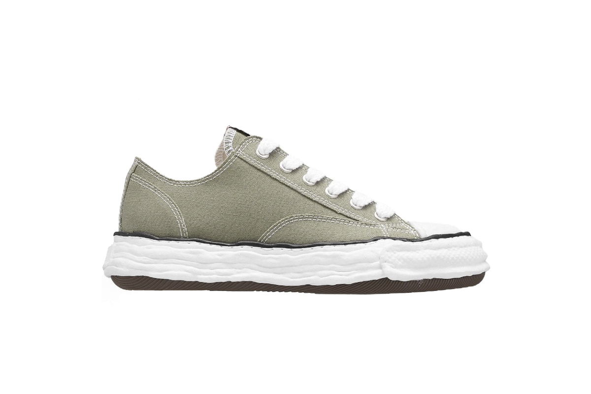 Coco Shoes Mihara Yasuhiro Peterson 23 OG Sole Canvas Low White Brown A11FW702 NO.805