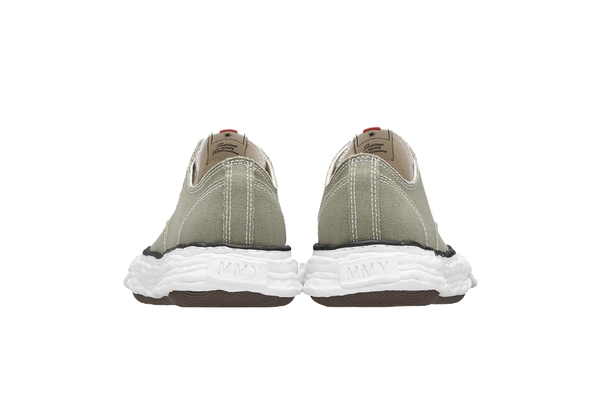 Coco Shoes Mihara Yasuhiro Peterson 23 OG Sole Canvas Low White Brown A11FW702 NO.805