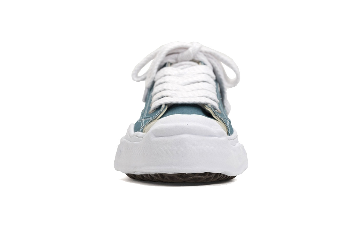 Coco Shoes Mihara Yasuhiro Hank OG Sole Canvas Low White Blue A05FW702 NO.776