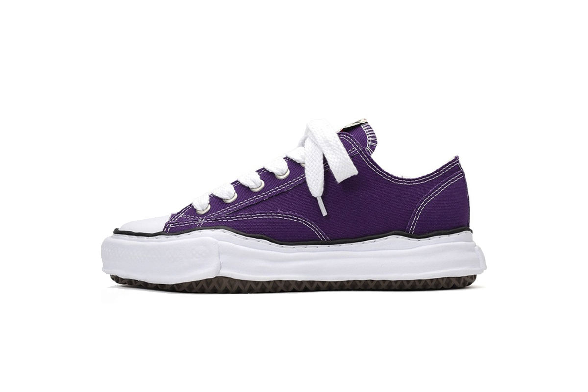 Coco Shoes Mihara Yasuhiro Hank OG Sole Canvas Low Purple A01FW702 NO.724