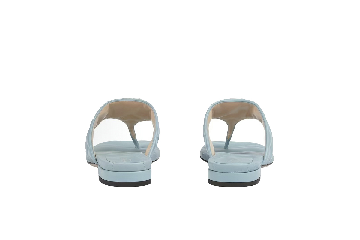 Gucci Double G Thong Sandal Blue 771585 BKO60 4728