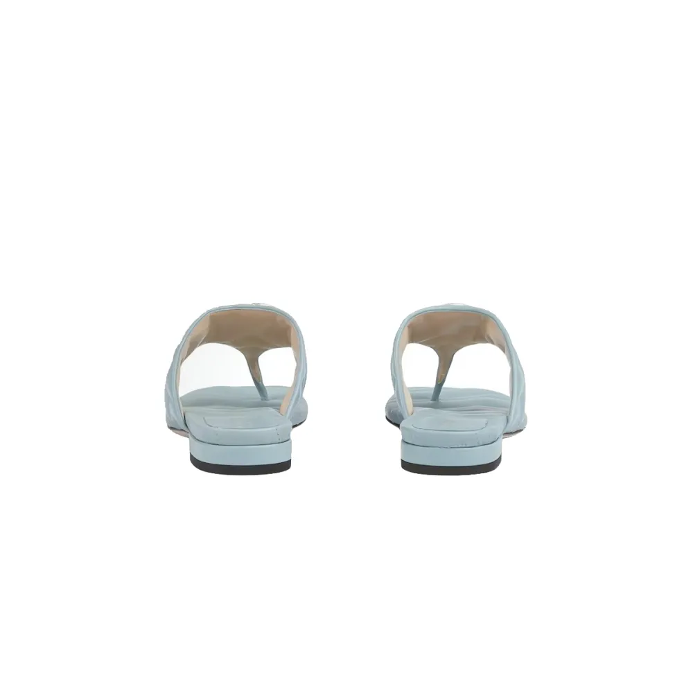 Gucci Double G Thong Sandal Blue 771585 BKO60 4728