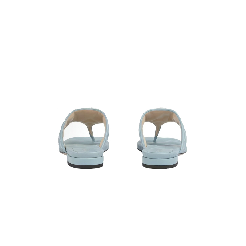 Gucci Double G Thong Sandal Blue 771585 BKO60 4728