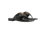 Gucci Double G Thong Sandal Black 776948 BKO60 1000