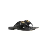Gucci Double G Thong Sandal Black 776948 BKO60 1000