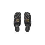 Gucci Double G Thong Sandal Black 776948 BKO60 1000