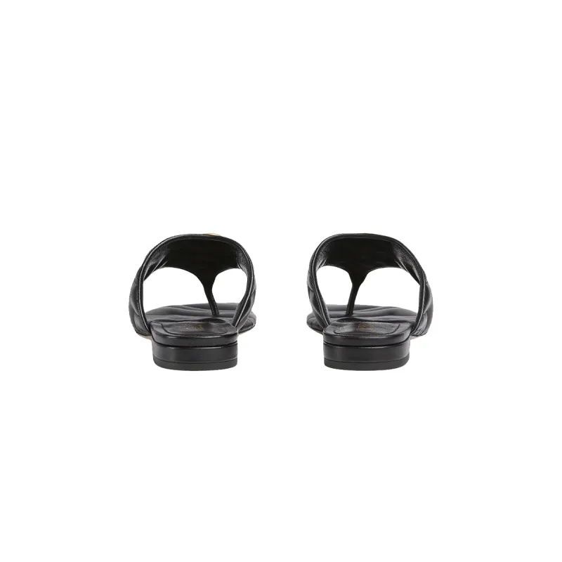 Gucci Double G Thong Sandal Black 776948 BKO60 1000