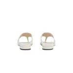 Gucci Double G Thong Sandal White 776948 BKO60 9049