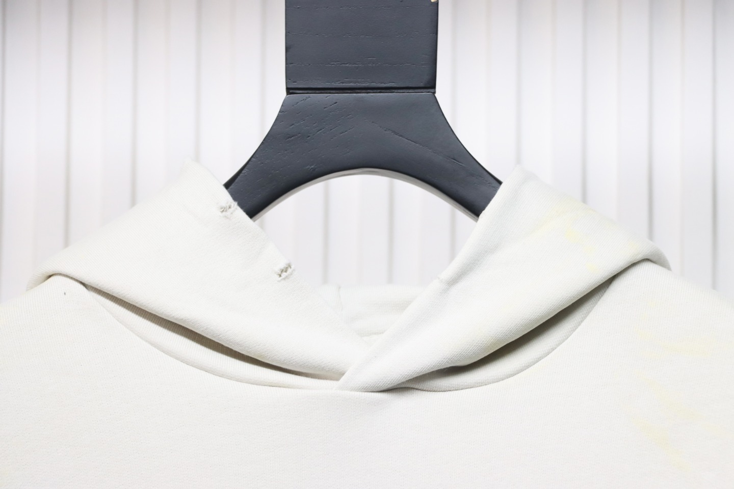 Coco Shoes Balenciaga BB Logo Sprayed Effect Hoodie White