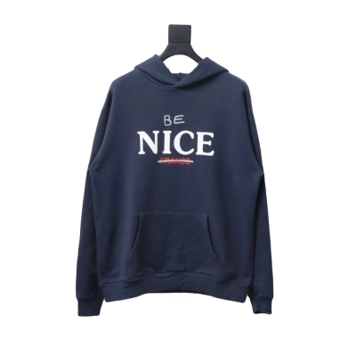 Coco Shoes Balenciaga Be Nice Printed Hoodie 01