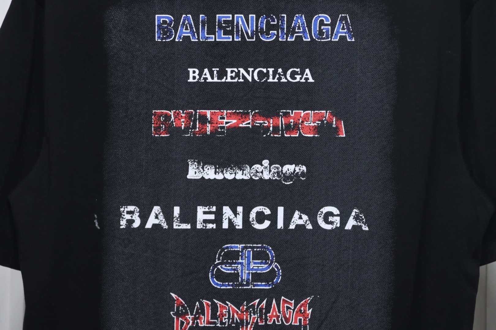 Coco Shoes Balenciaga Lettering print T-shirt Black