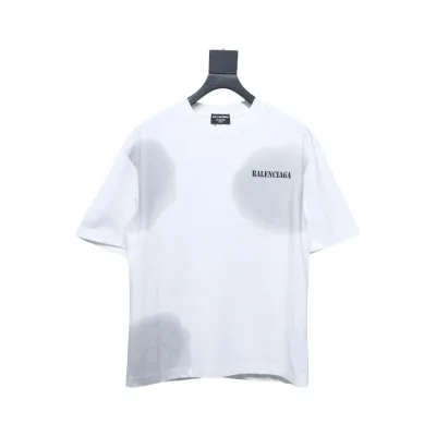 Balenciaga Lettering print T-shirt White 01