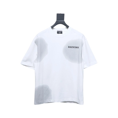 Balenciaga Lettering print T-shirt White 01
