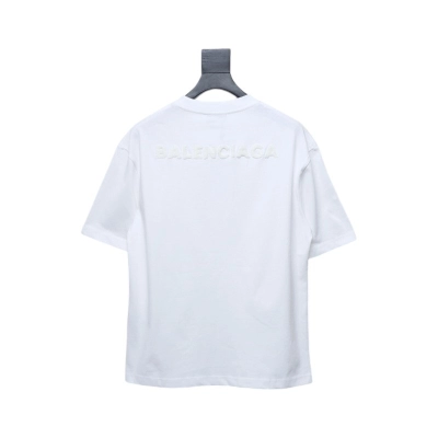 Balenciaga BB Towel Embroidered T-shirt White 02