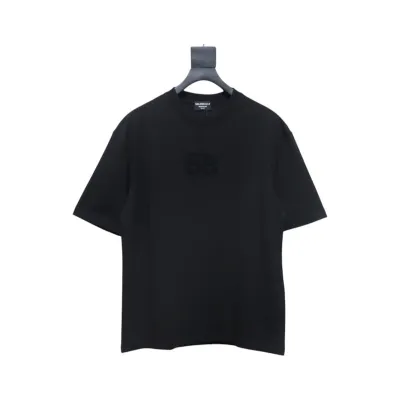 Balenciaga BB Towel Embroidered T-shirt Black 01