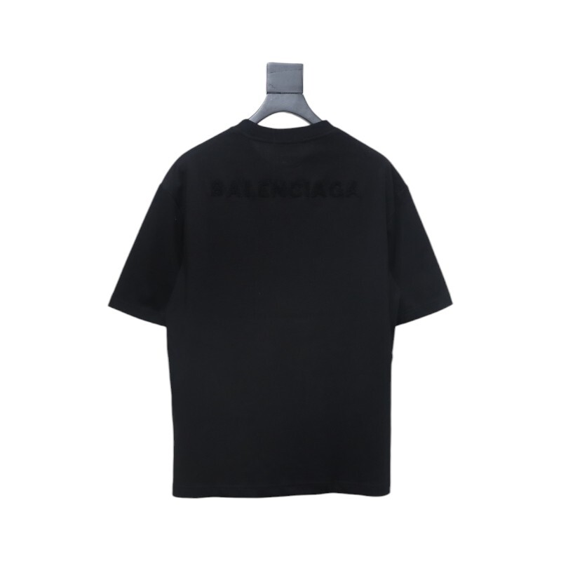 Balenciaga BB Towel Embroidered T-shirt Black