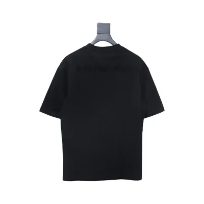 Balenciaga BB Towel Embroidered T-shirt Black 02