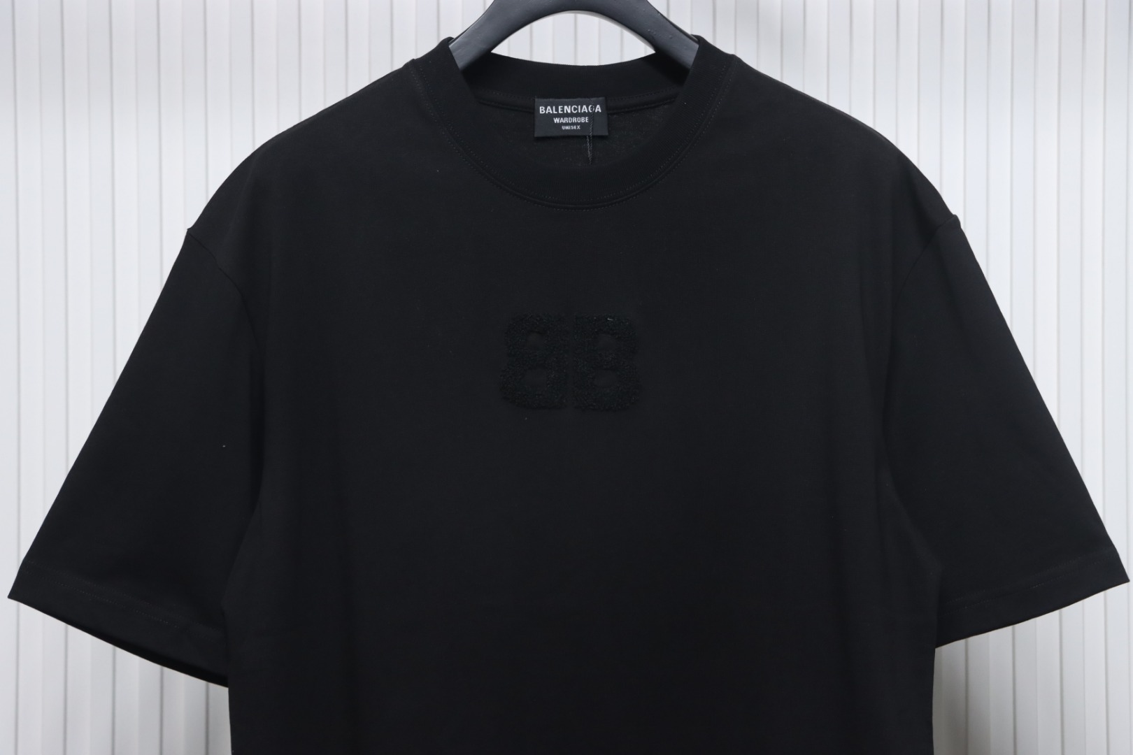 Balenciaga BB Towel Embroidered T-shirt Black