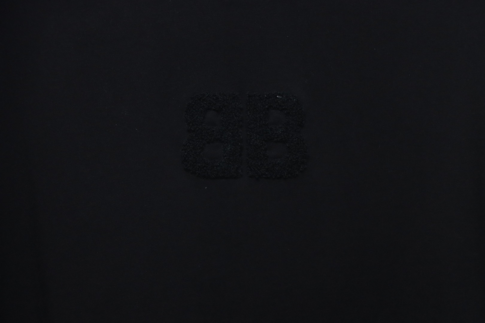 Balenciaga BB Towel Embroidered T-shirt Black