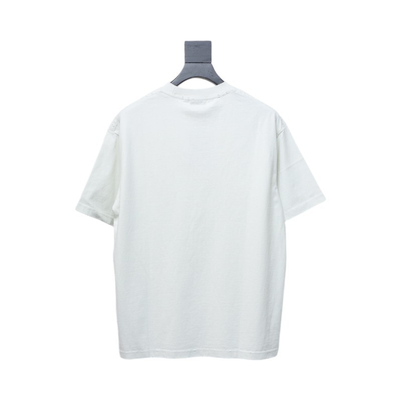 Balenciaga Mirror Logo T-Shirt White