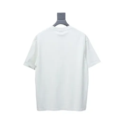 Balenciaga Mirror Logo T-Shirt White 02