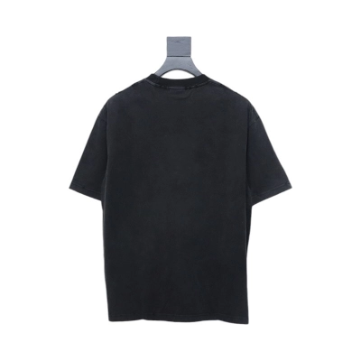 Coco Shoes Balenciaga Mirror Logo T-Shirt Black 02