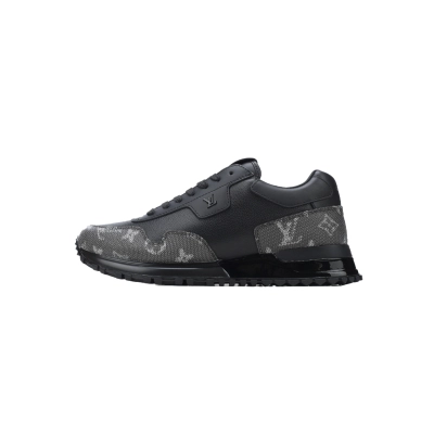 Coco Shoes Louis Vuitton Run Away Trainers Black Grey 01