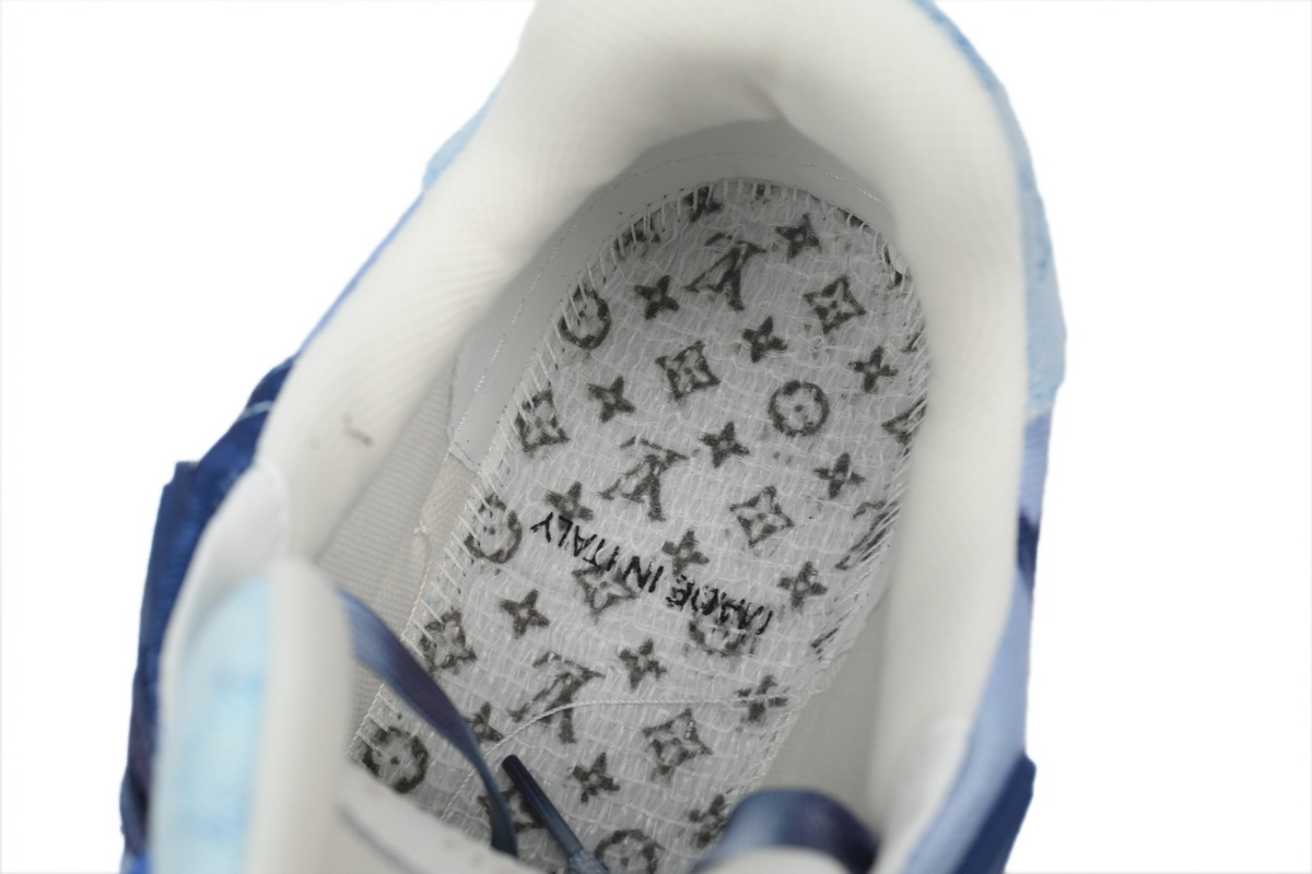 Coco Shoes Louis Vuitton Trainer Sneaker Gradient Blue 1ACVNF