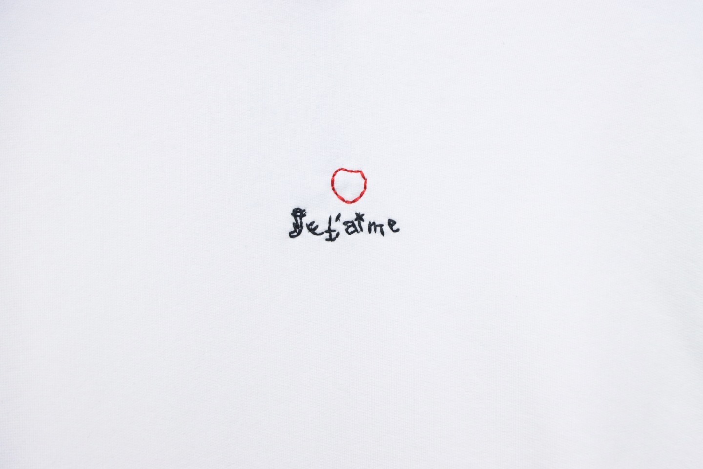 Balenciaga Heart Embroidered Hoodie White 