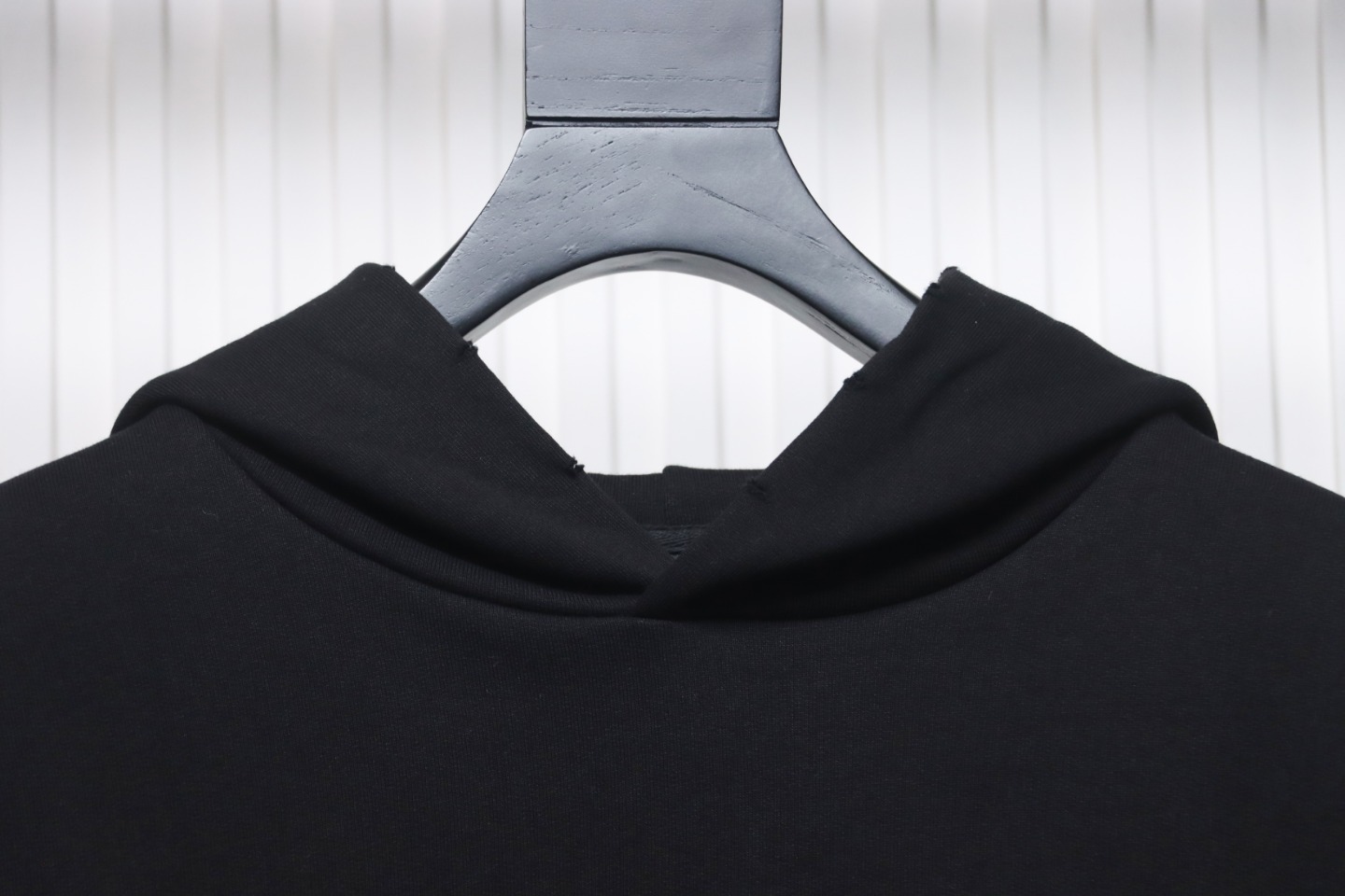 Balenciaga Heart Embroidered Hoodie Black